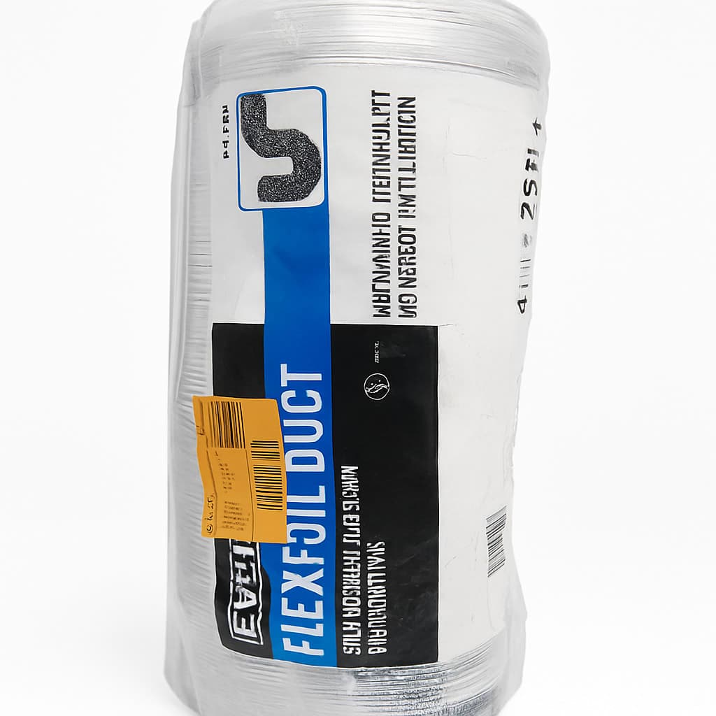 Everflow Flex Foil Duct 4" x 25' for Kitchen and Bath Venting