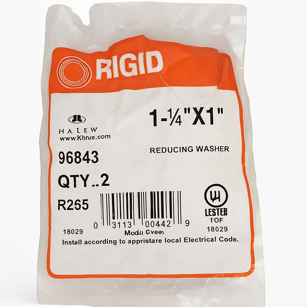 Rigid 1-1/4" x 1" Reducing Washer - Pack of 2