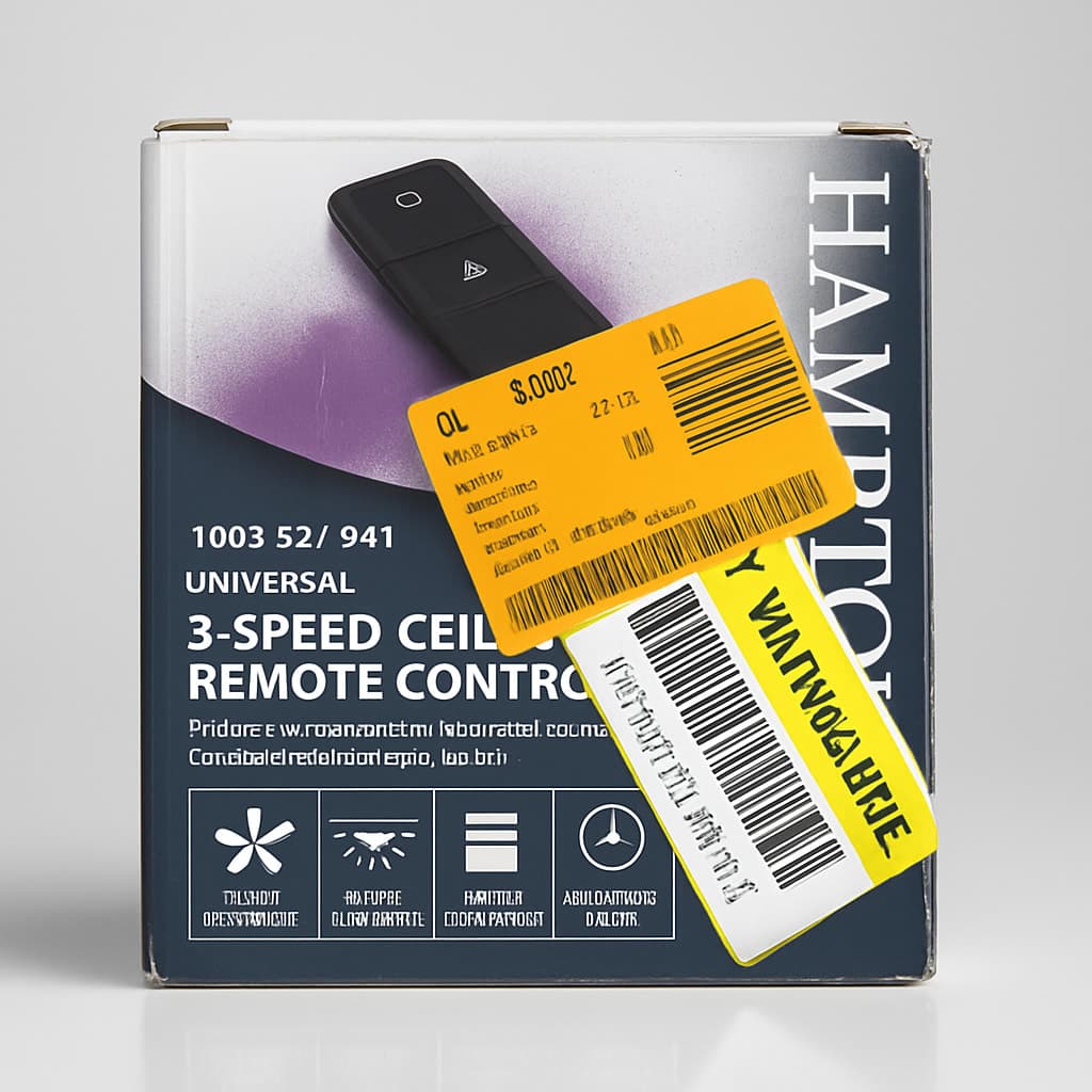Hampton Bay Universal 3-Speed Ceiling Fan Remote Control