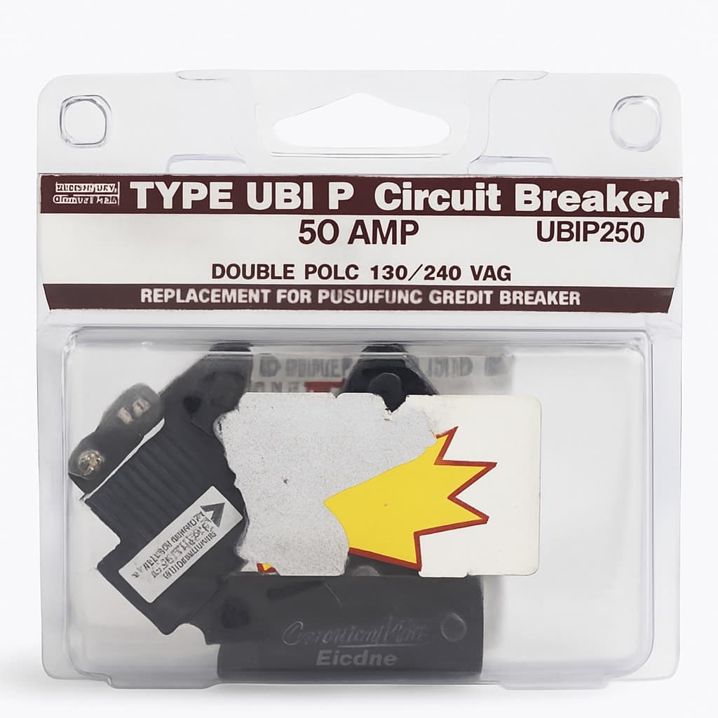 Connecticut Electric UBI P Circuit Breaker 50 Amp Double Pole