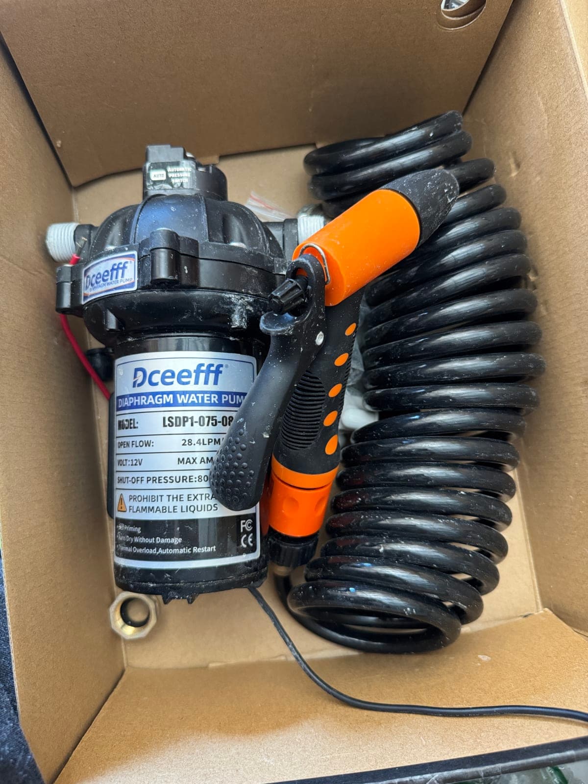 Dceeff Diaphragm Water Pump Model LSDP1-075-OP