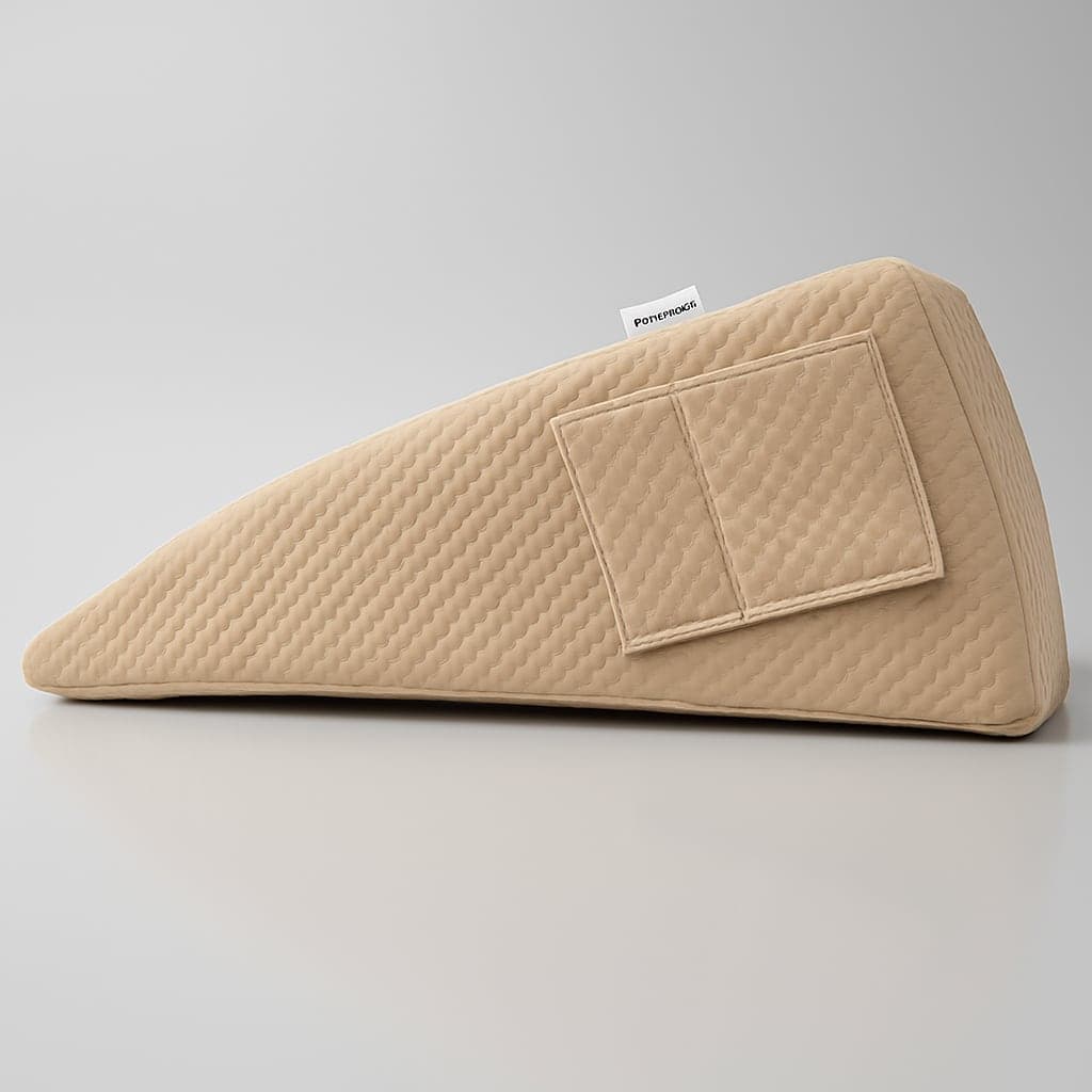 Adjustable Bed Wedge Pillow - Beige
