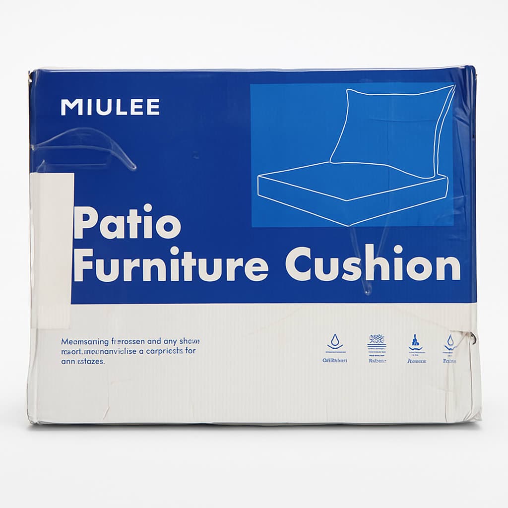Miulee Patio Furniture Cushion - Comfortable Outdoor Seating