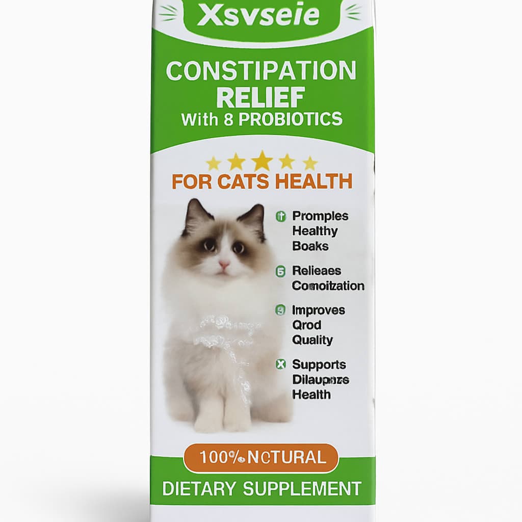 Xsvaie Constipation Relief for Cats with Probiotics - 60 ml