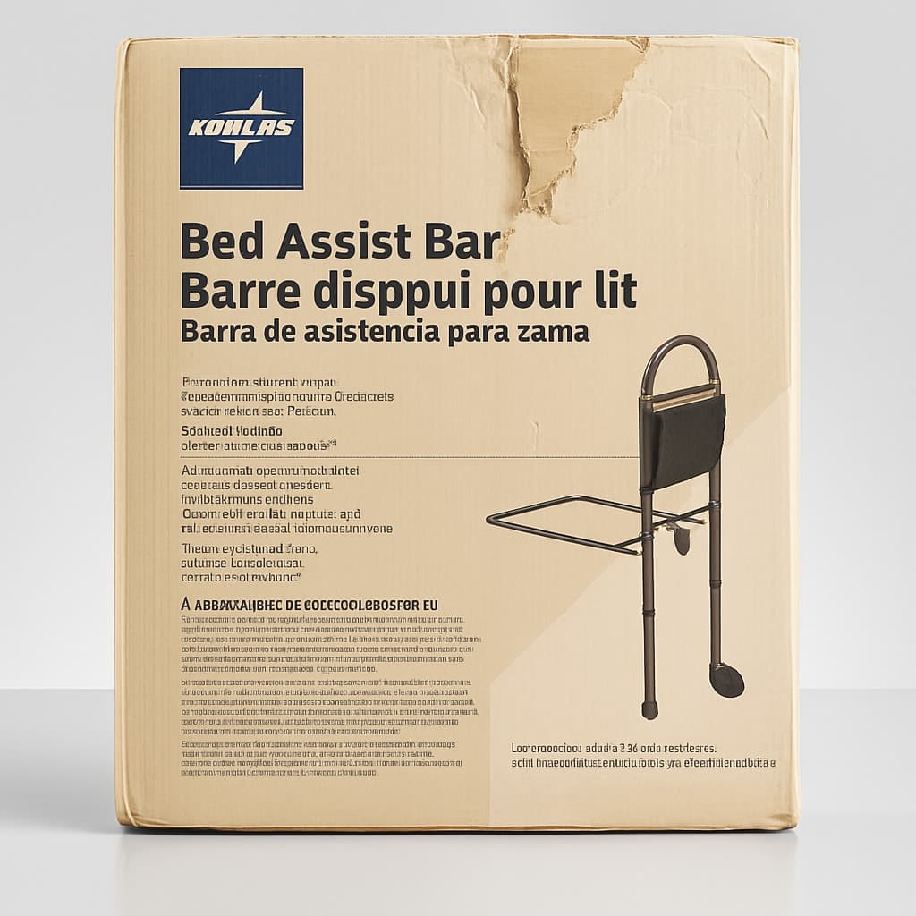 Medline Bed Assist Bar - Adjustable Height Support Handle