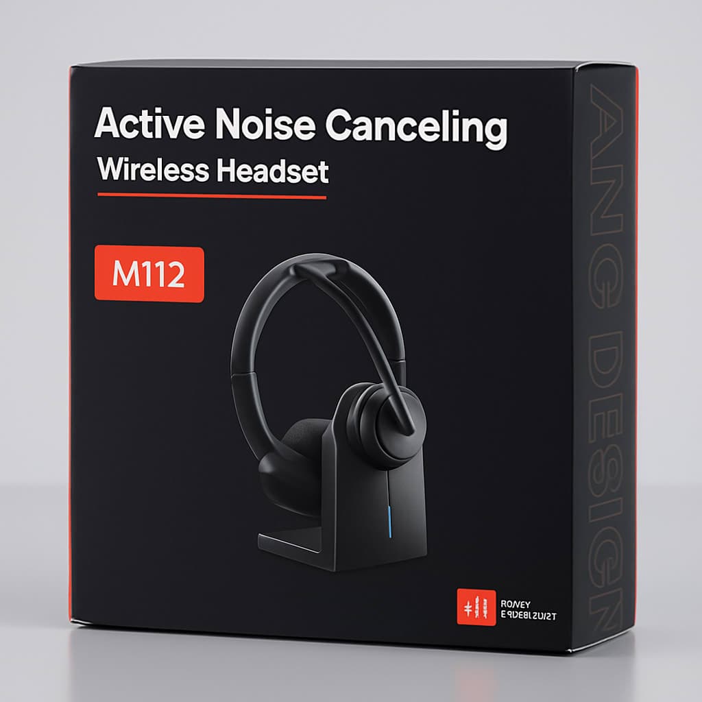 Active Noise Canceling Wireless Headset M112