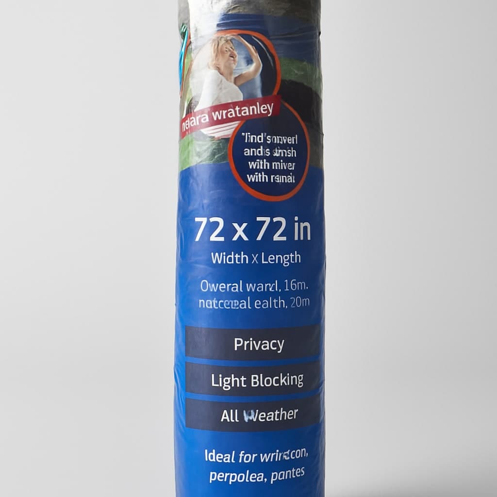 72x72 in Outdoor Privacy Screen - Light Blocking & All-Weather