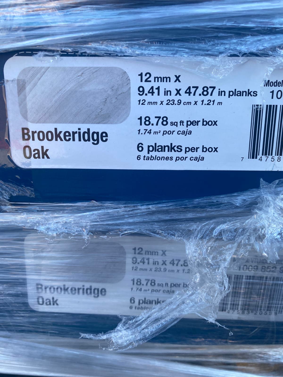 Brookeridge Oak Laminate Flooring Planks - 12mm Thickness