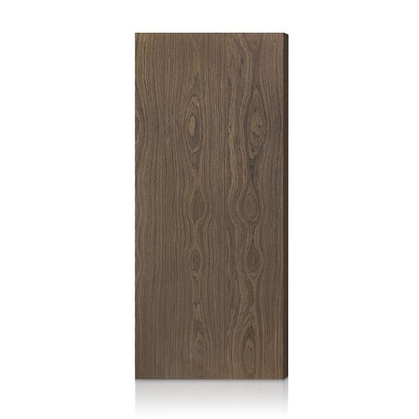 28 in. x 84 in. Walnut Texture Flush Hollow Core Veneer Composite Interior Door Slab