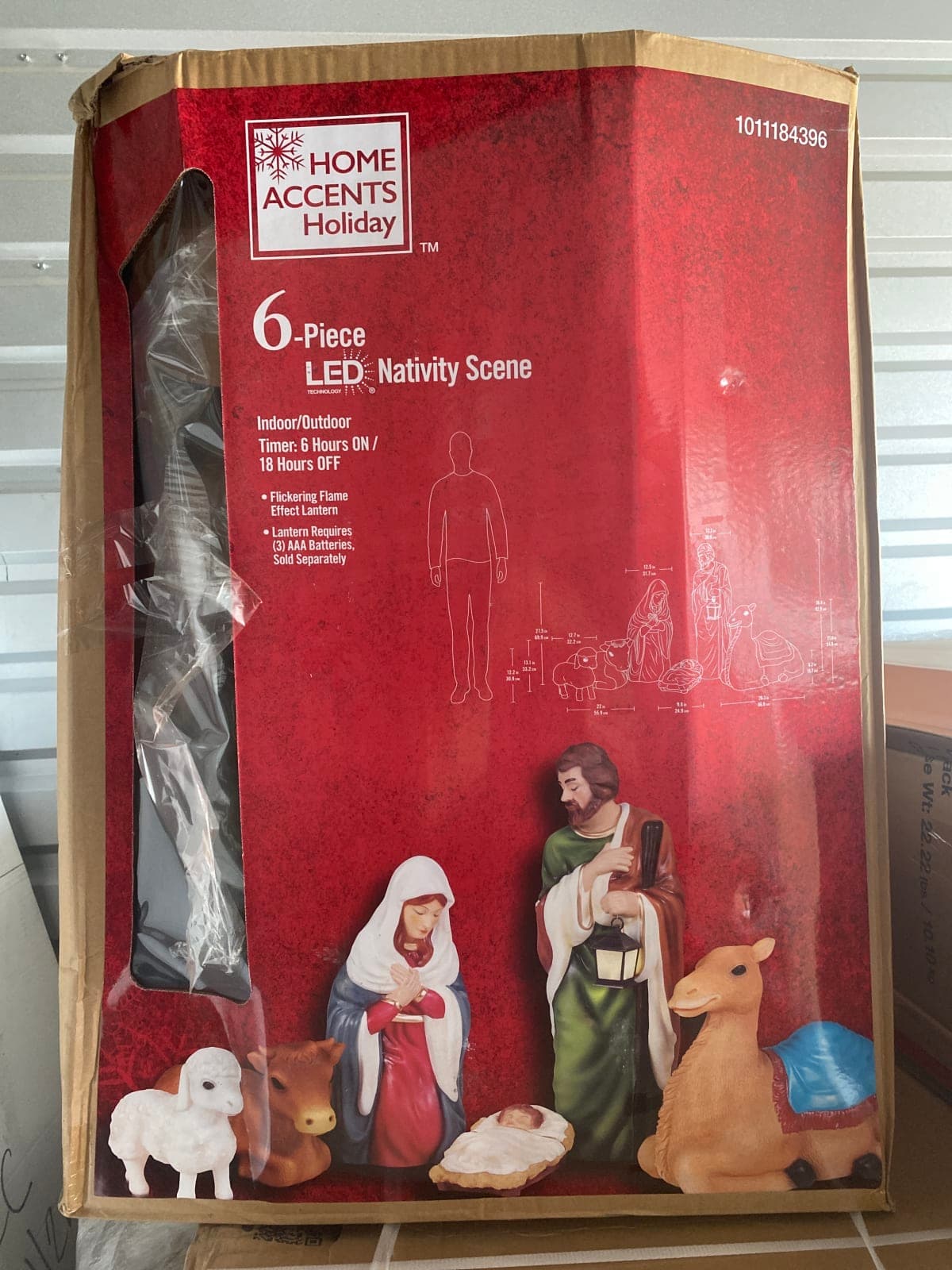 Home Accents Holiday 6-Piece LED Nativity Scene