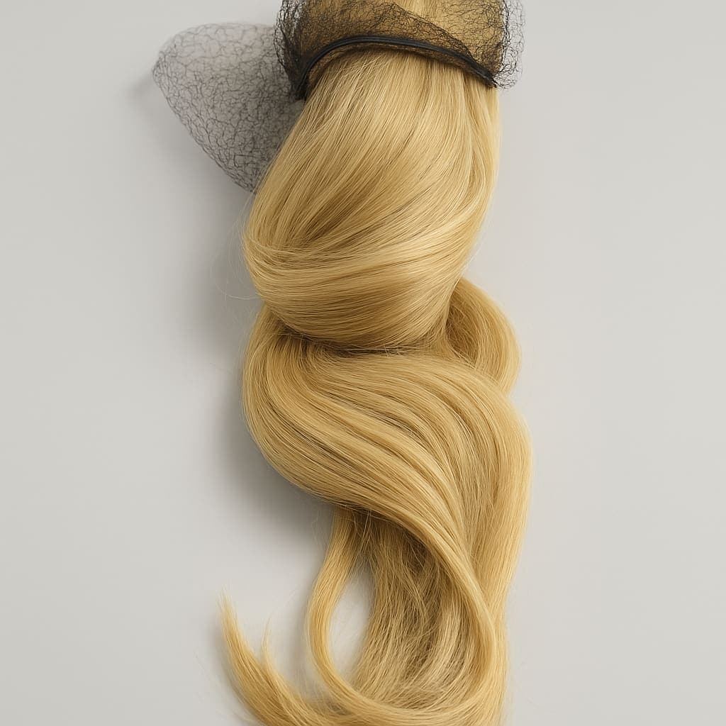 Long Blonde Synthetic Hair Extension Clip-In @20 in