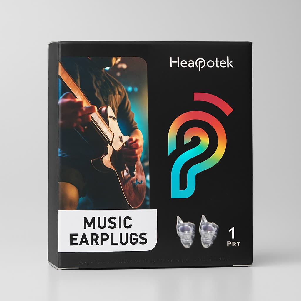 Hearprotek Music Earplugs - 1 Pair