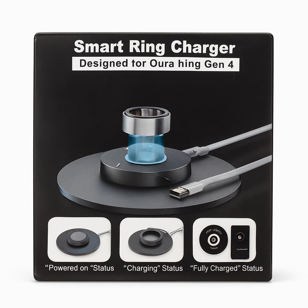 Smart Ring Charger for Oura Ring Gen 4