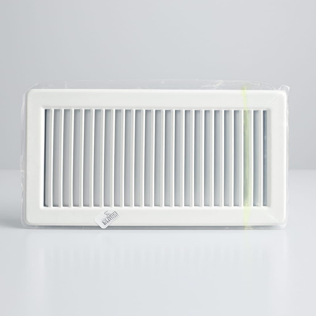 Air Vent Cover - White Plastic Grille for Home Ventilation