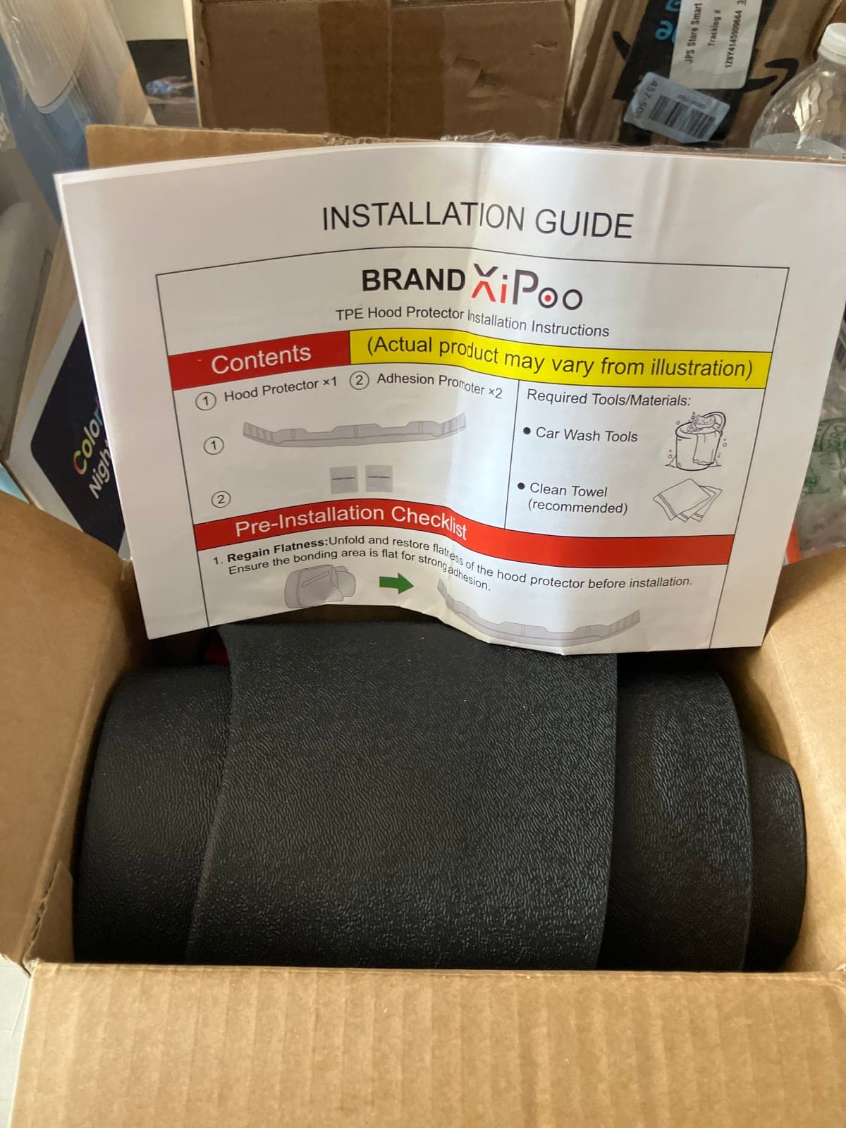 XiPoo TPE Hood Protector - Installation Guide Included