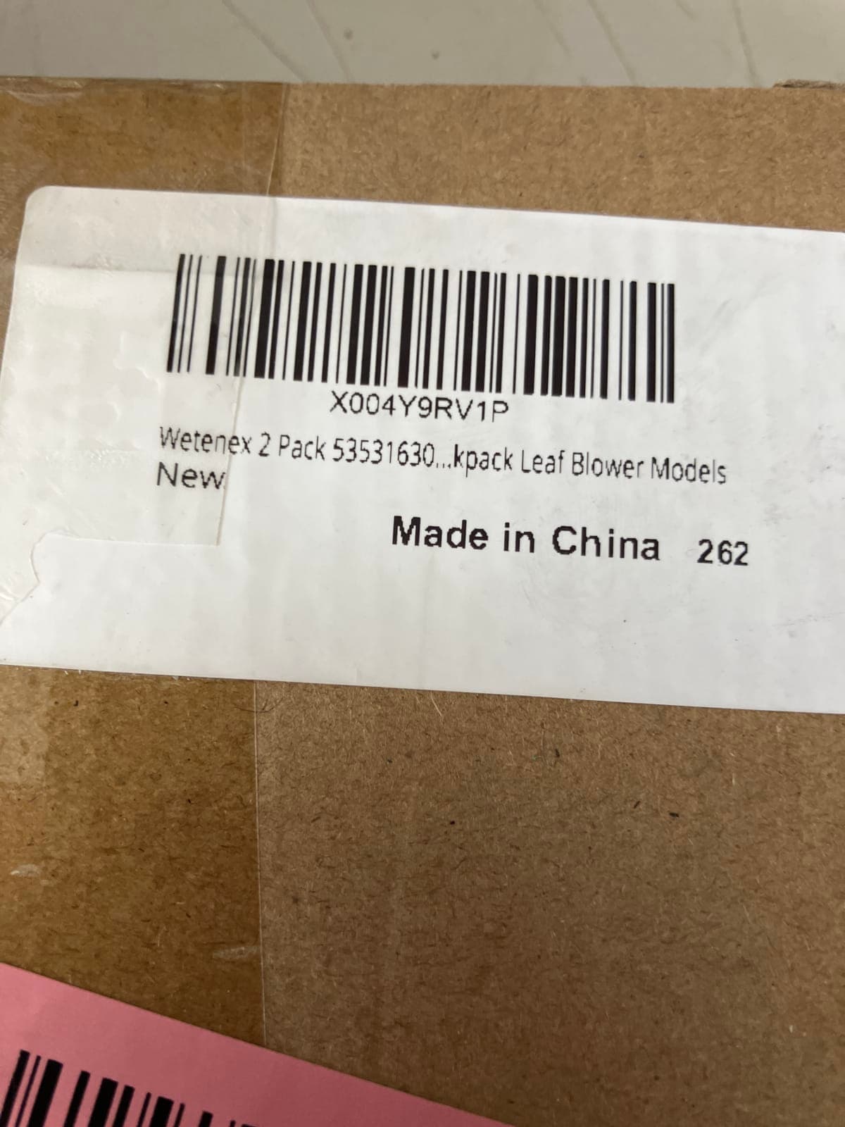 Wetenex 2 Pack Leaf Blower Models Replacement Parts