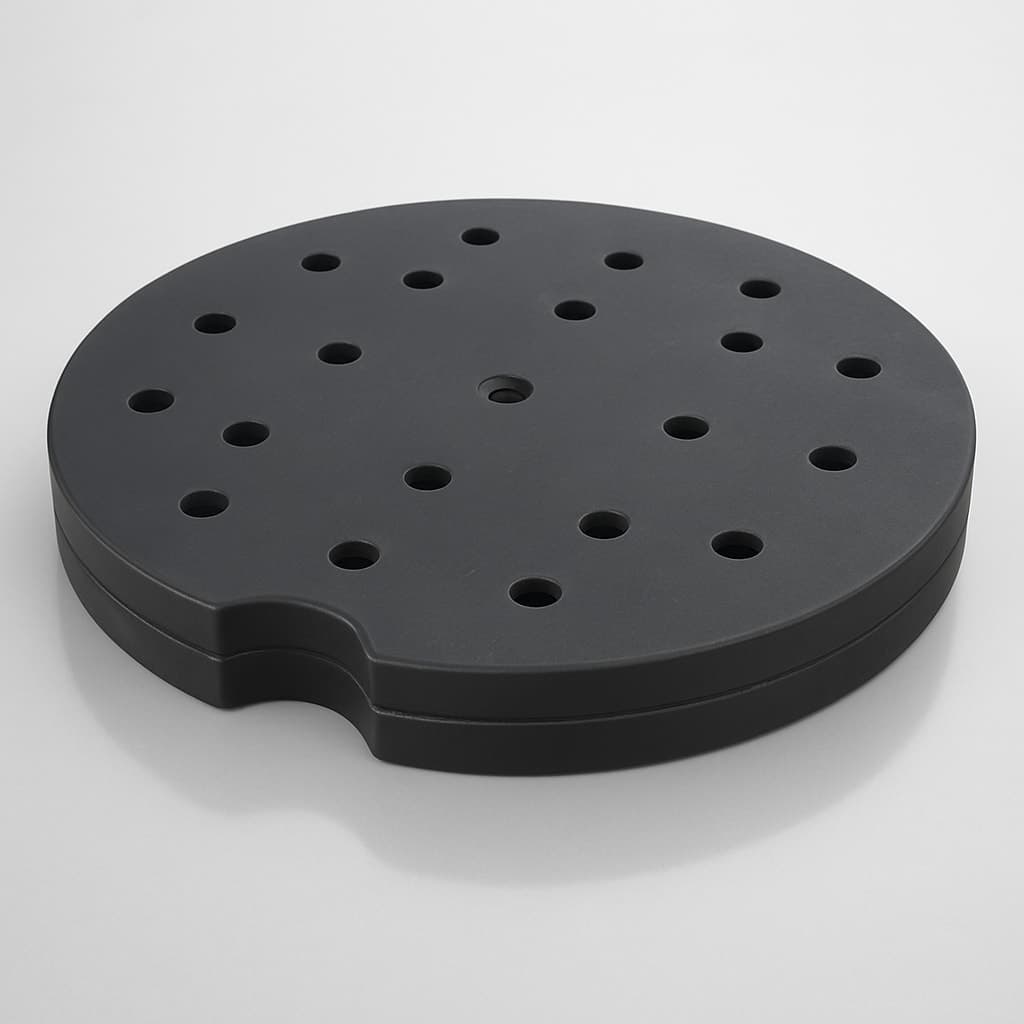 Black Weighted Lamp Base