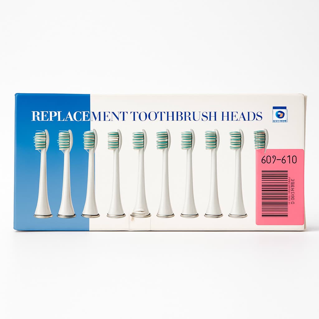 Replacement Toothbrush Heads - 10 Pack