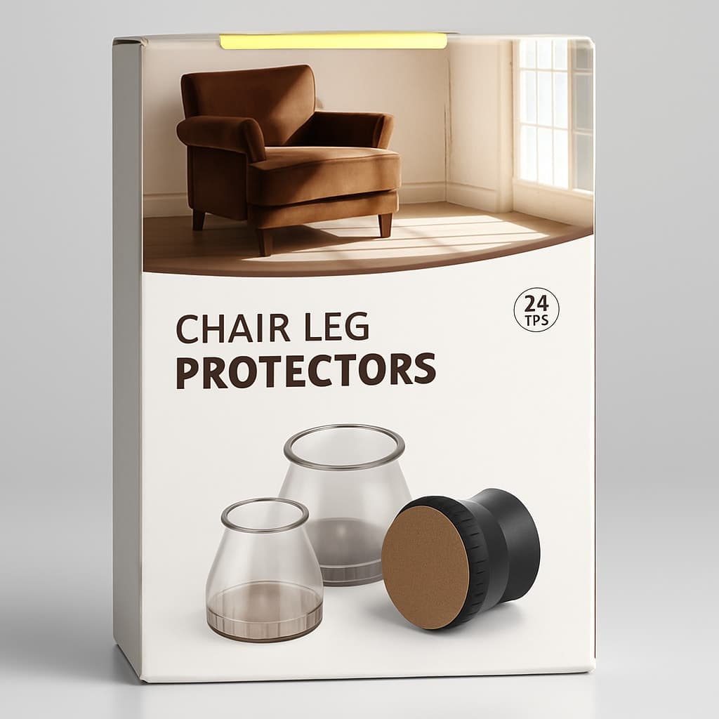 Chair Leg Protectors - 24 Piece Set