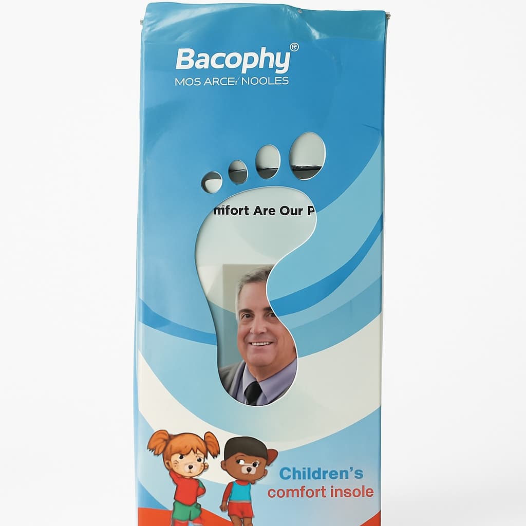 Bacophy Kids Arch Insoles - Comfortable Support for Growing Feet