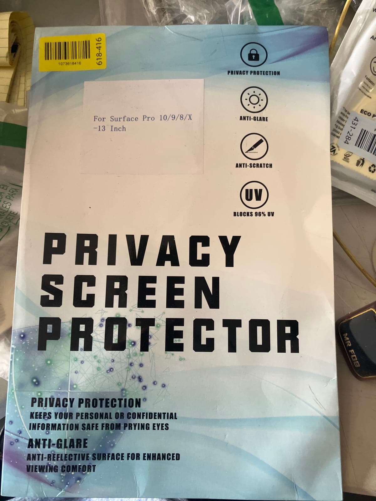Privacy Screen Protector for Surface Pro 10/9/8/X - 13 Inch