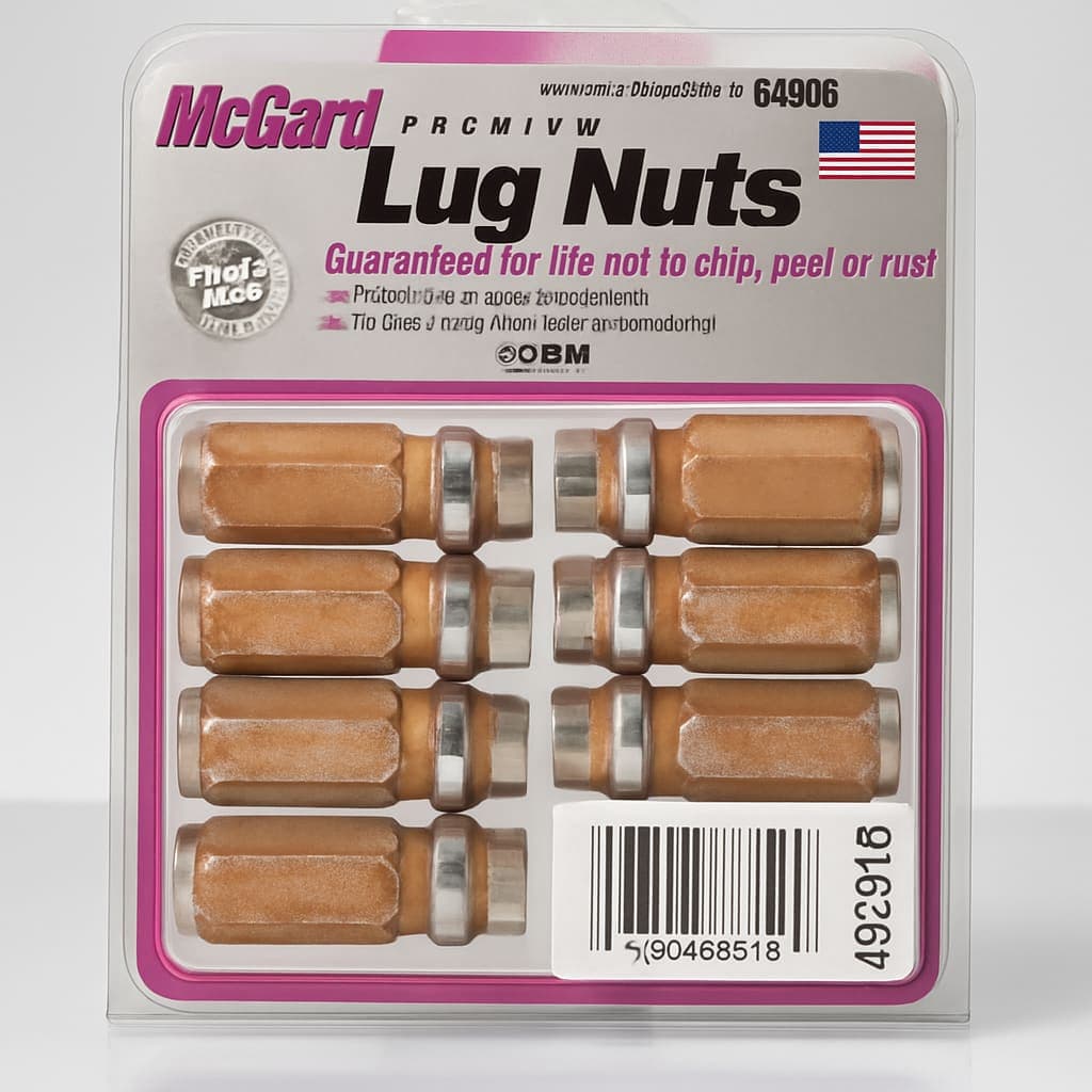McGard Premium Lug Nuts 9/16-18 - Durable Chrome Plated