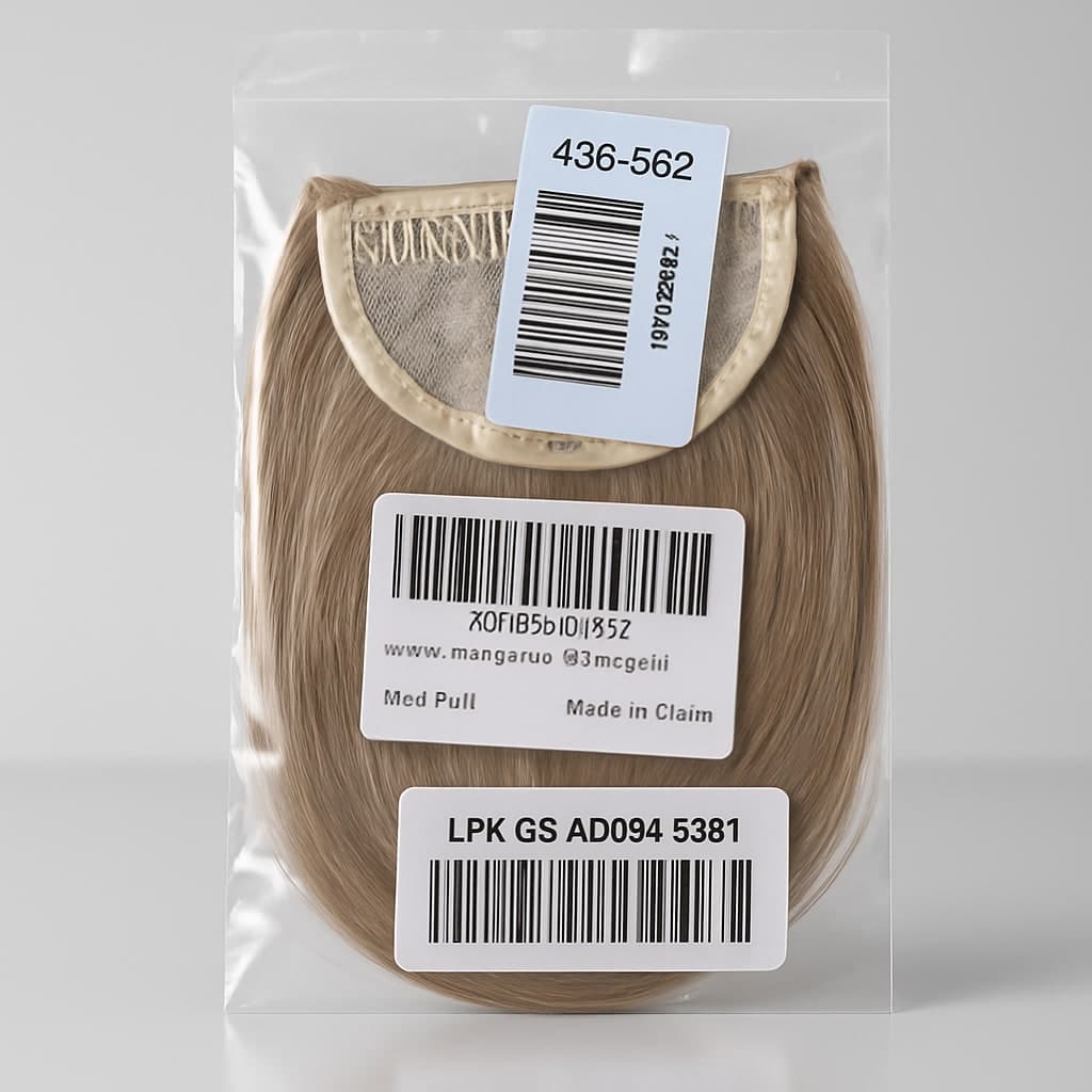 Fanguliar Bangs Hair Extensions for Daily Wear - Light Brown