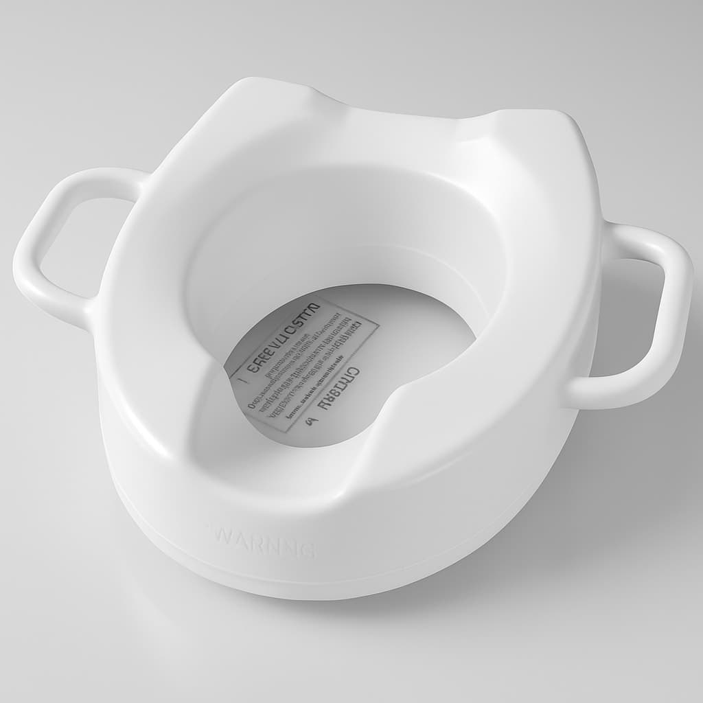 White potty training Seat with Handles