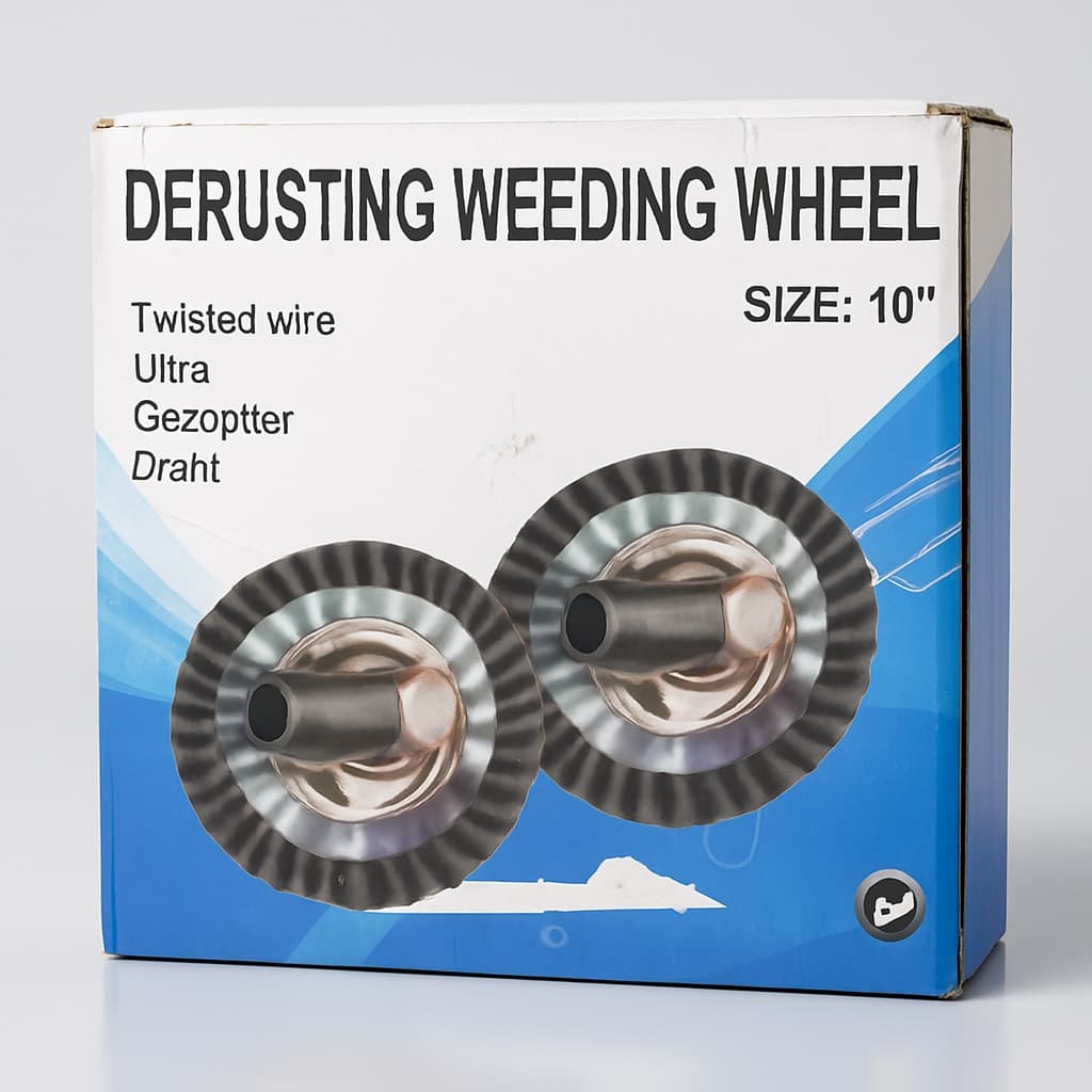 10" Derusting Weeding Wheel - Twisted Wire