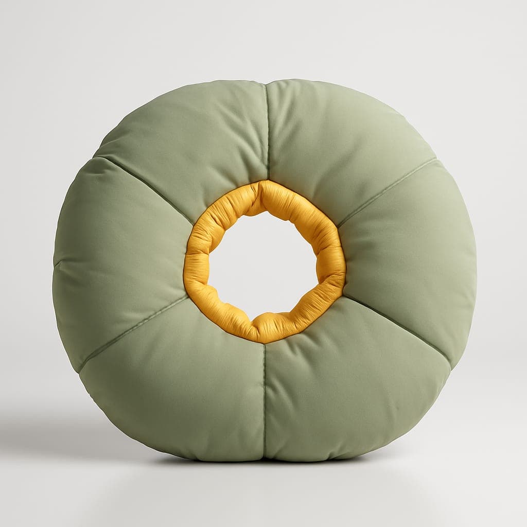 Green Cushioned Cat Cone
