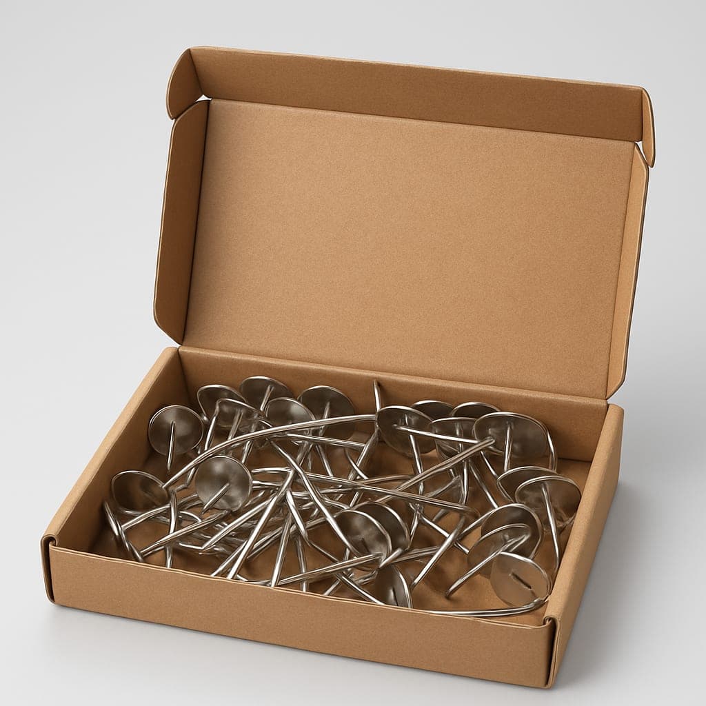 Upholstery Nails Tacks - 18 Gauge, 50 Pcs