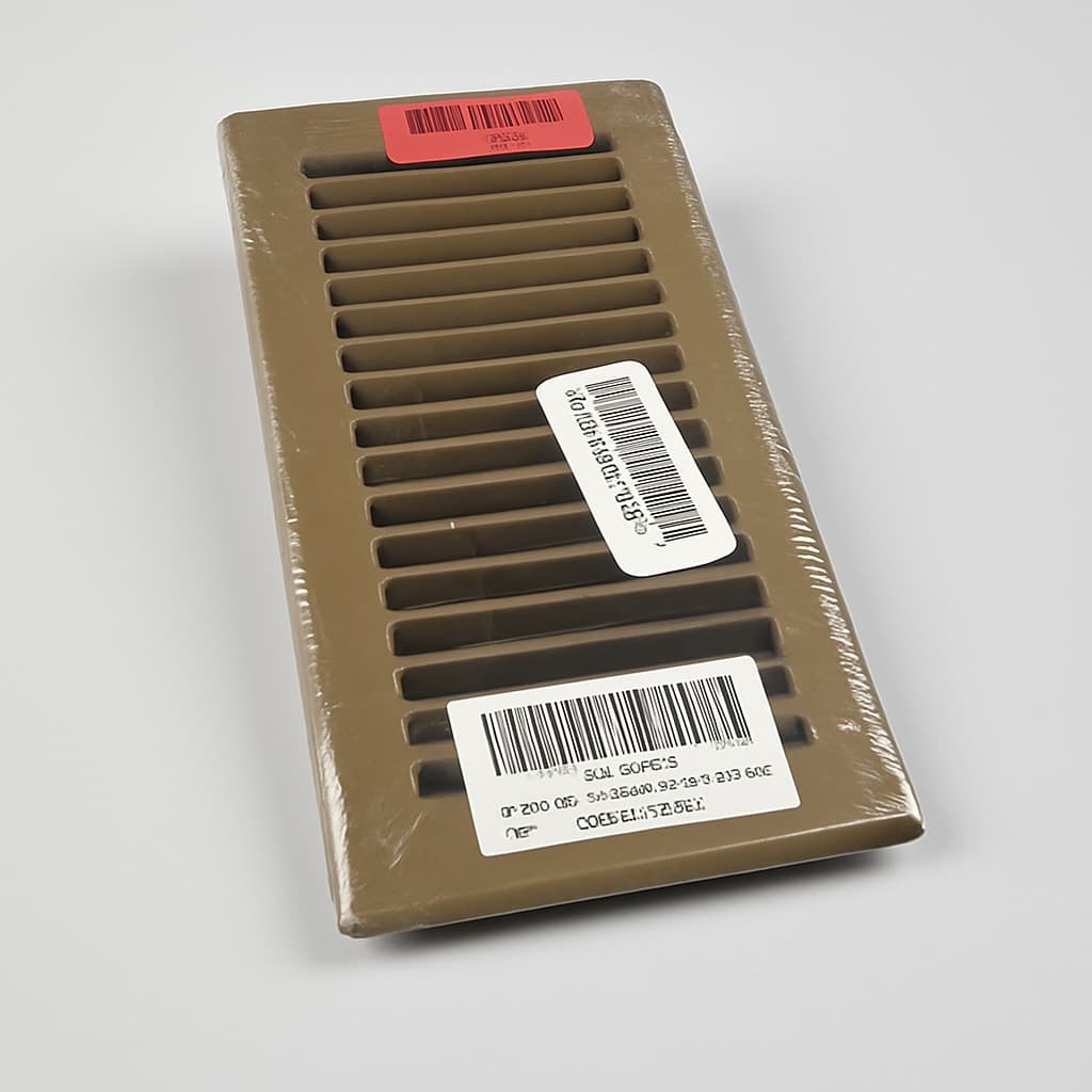 Howeall 4x10 Brown Floor Register Vent Cover