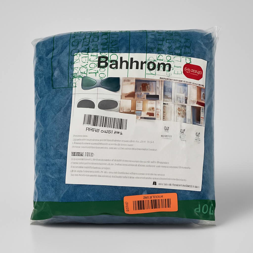 Baahrnom Toilet Lid Cover- Blue