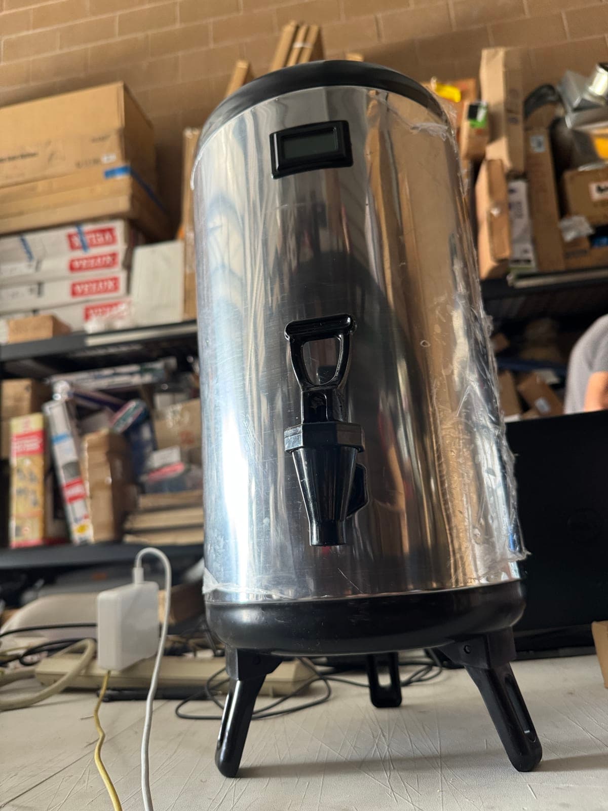 12L (3.2 Gallon) Insulated Stainless Steel Beverage Dispenser with Spigot – Hot & Cold Drink Server