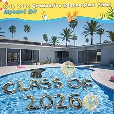 2026 Graduation Pool Floatie Set