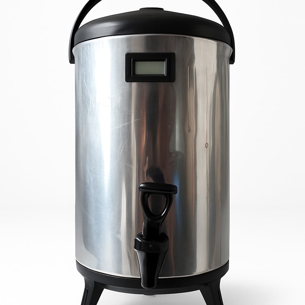 12L (3.2 Gallon) Insulated Stainless Steel Beverage Dispenser with Spigot – Hot & Cold Drink Server