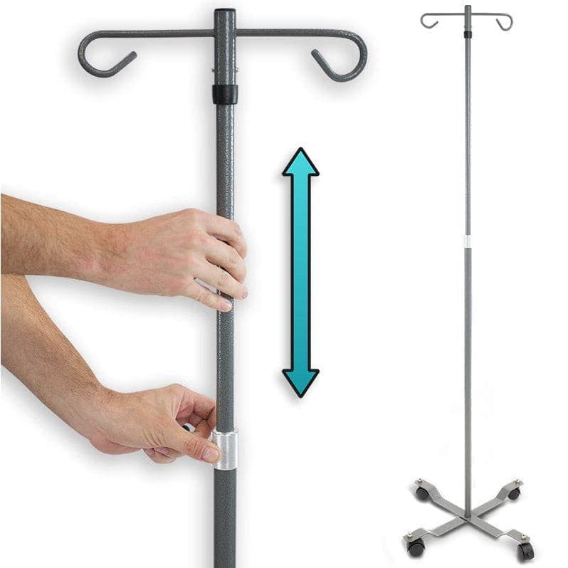 IV Pole Medical Infusion Stand Portable IV Stand