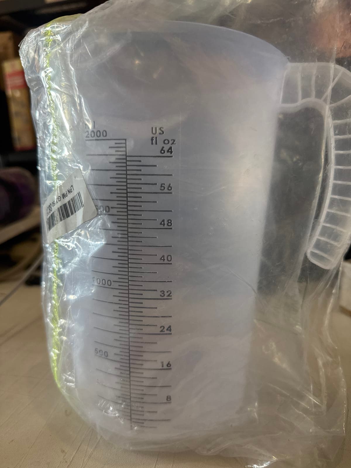 64 oz Plastic Measuring Cup with Handle