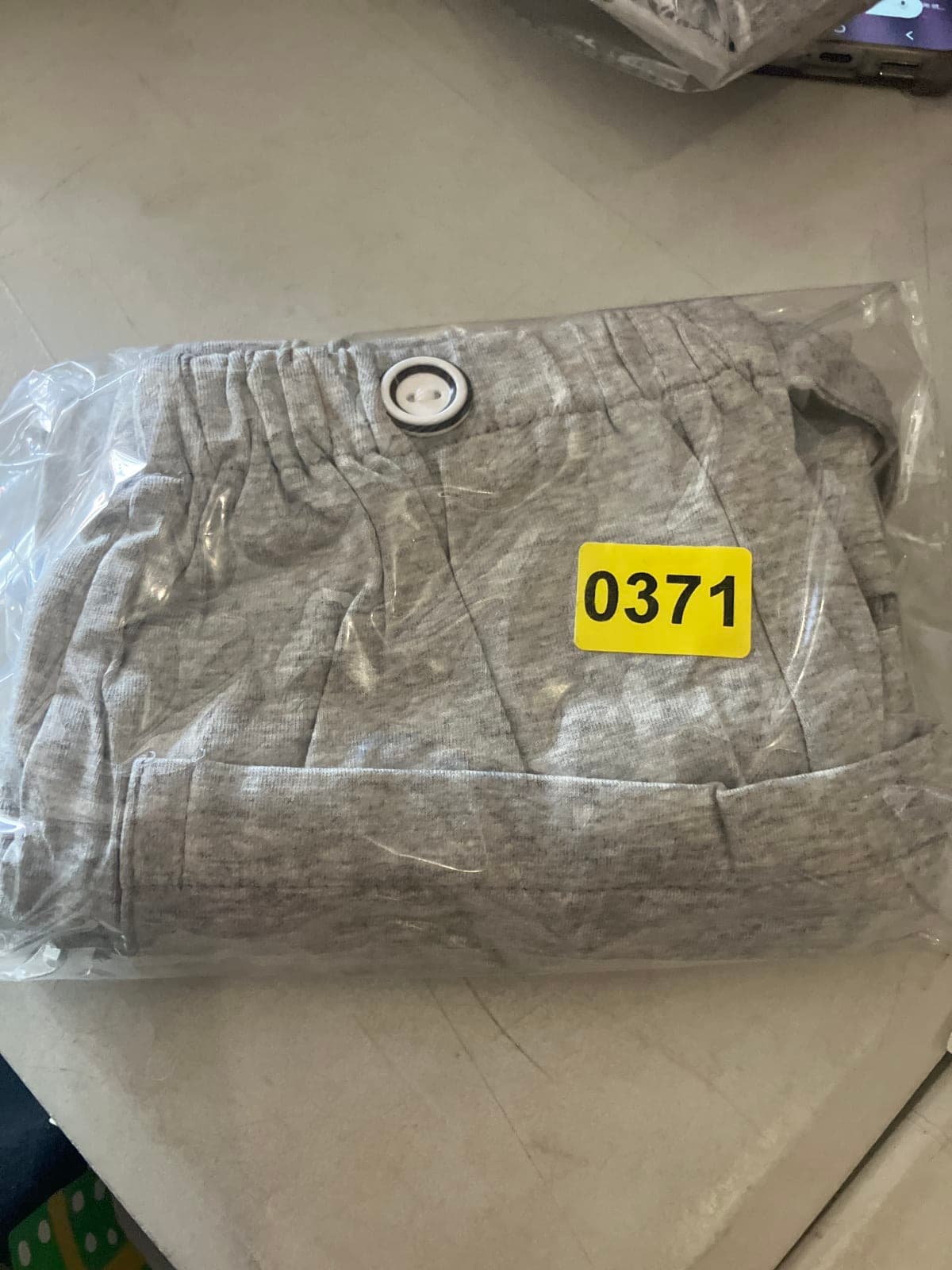 Grey Casual Shorts with Adjustable Waistband