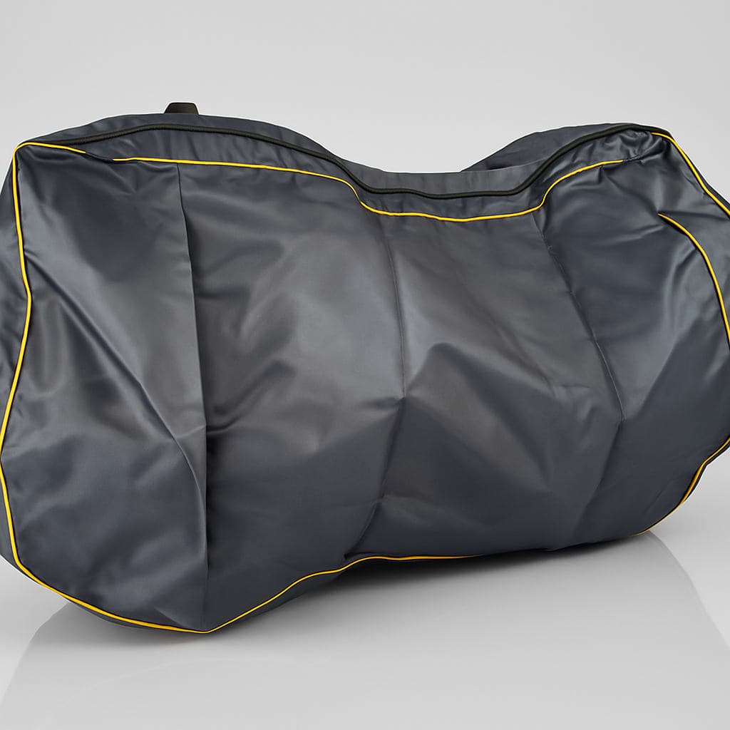 Large Waterproof PVC Storage & Carry Bag with Full-Length Zipper – 37” x 21” Gray