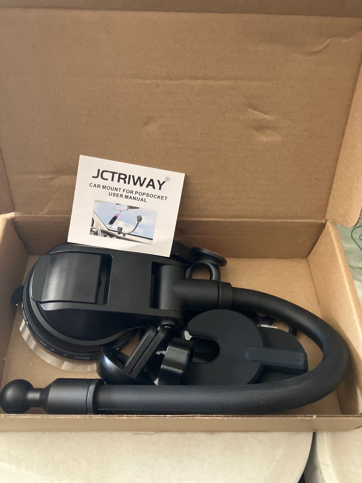 JCTRIWAY Car Mount for PopSocket - Versatile Phone Holder