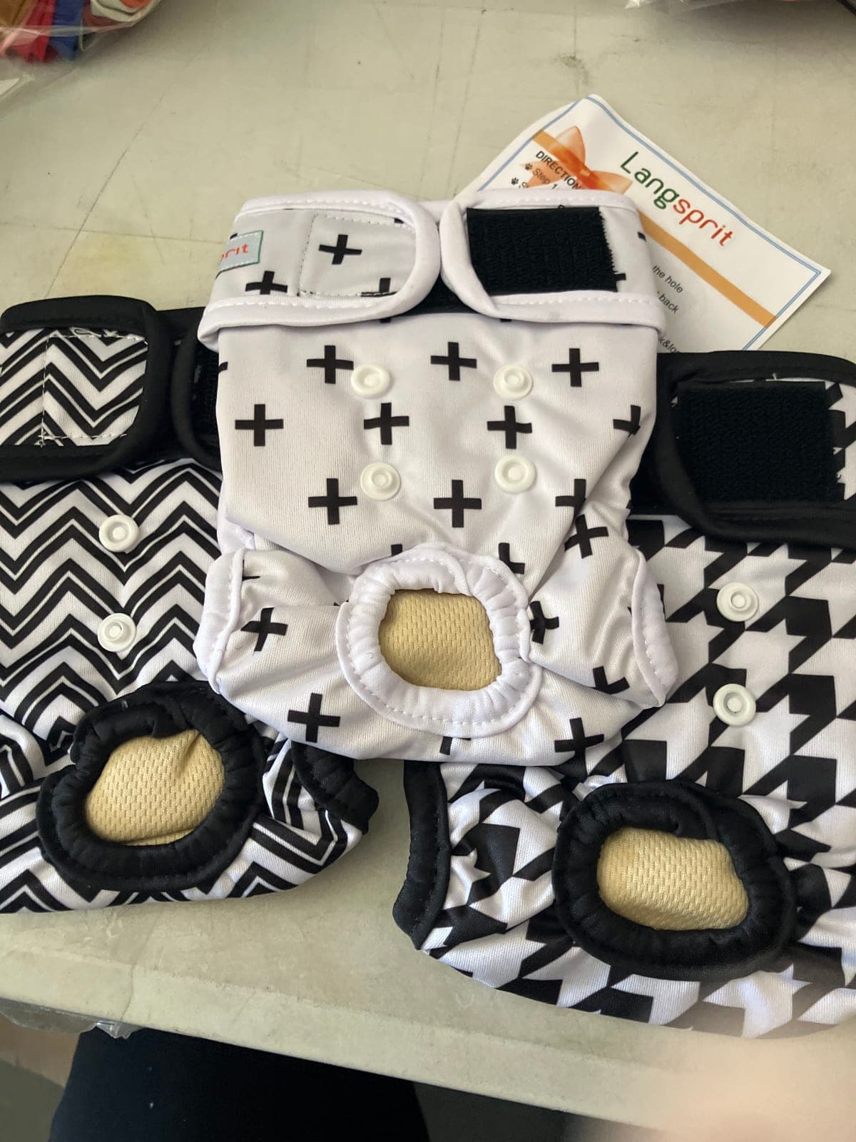 Langsprit Reusable Cloth Diapers - Set of 3 Stylish Designs