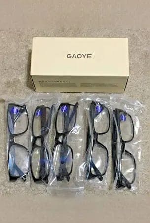 5 Pack Reading Glasses with Blue Light Filter +3.5