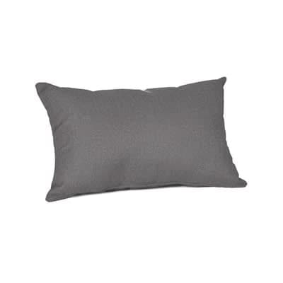 Outdoor Throw Pillow -Gray