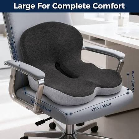 L-Shaped Seat Cushion for Ergonomic Support