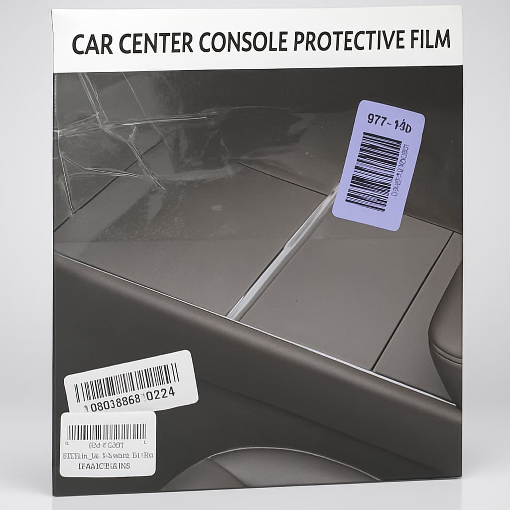 FARMOGO Tesla Model 3 Highland 2024 Center Console Protective Film Kit – Carbon Fiber Pattern (3-Piece)