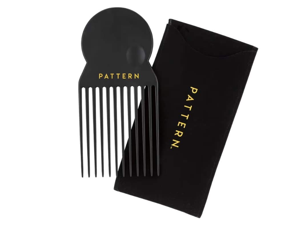 Pattern Beauty Hair Pick – Wide-Tooth Afro Pick for Curly, Coily & Textured Hair