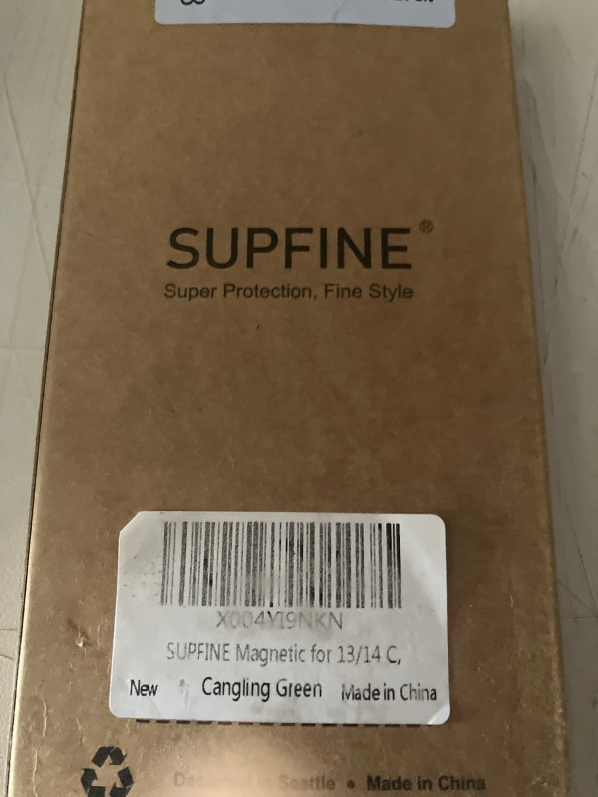 SUPFINE Magnetic Case for 13/14 C - Cangling Green