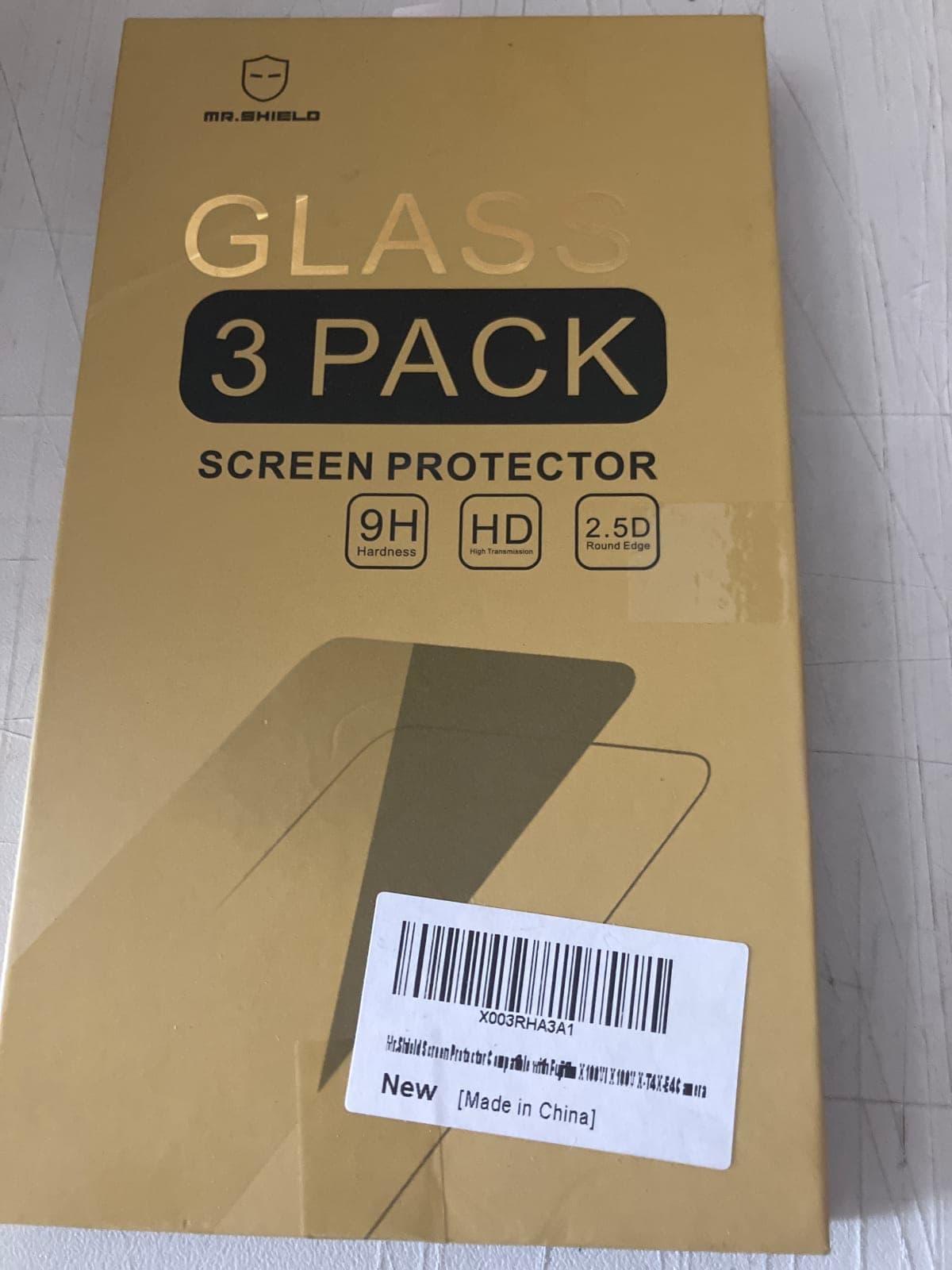 Mr. Shield Glass Screen Protector 3 Pack - 9H Hardness
