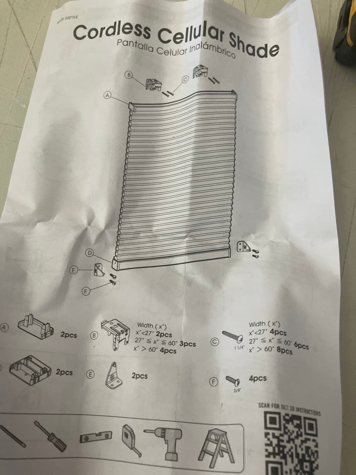 Cordless Cellular Shade - Wireless Window Treatment